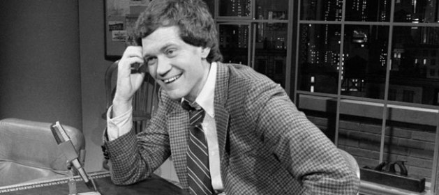 David Letterman smiles as he hosts the premiere of his talk show on NBC television, "Late Night With David Letterman" in the NBC studios in New York City, New York. (Feb 1, 1982)